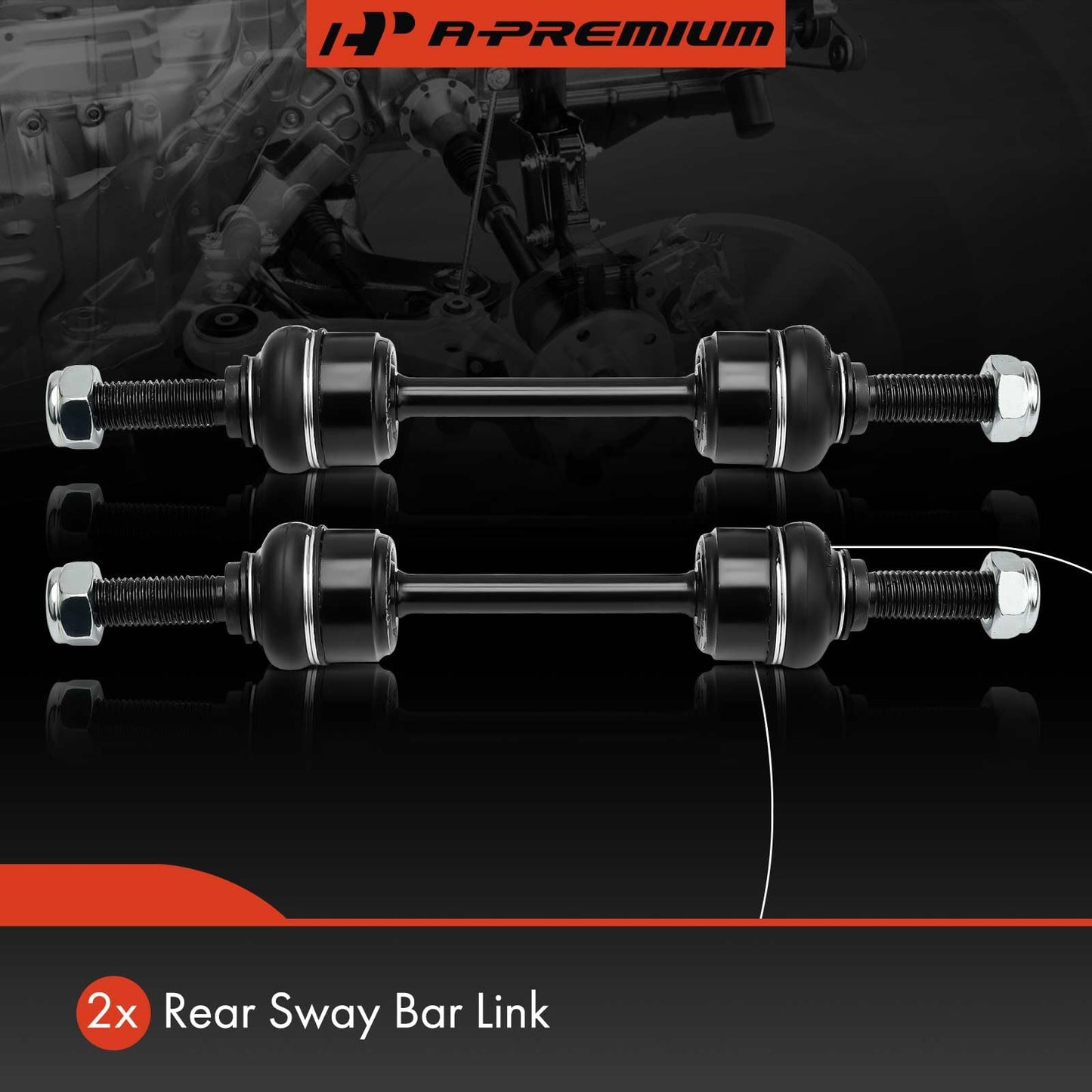A-Premium 2 x Front Sway Bar Links Stabilizer Bar Links Compatible with Ford F-150 2009-2020, F-250 Super Duty/F-350 Super Duty 2010-2019, F-450 Super Duty 2009-2019, F-550 Super Duty 2009-2018