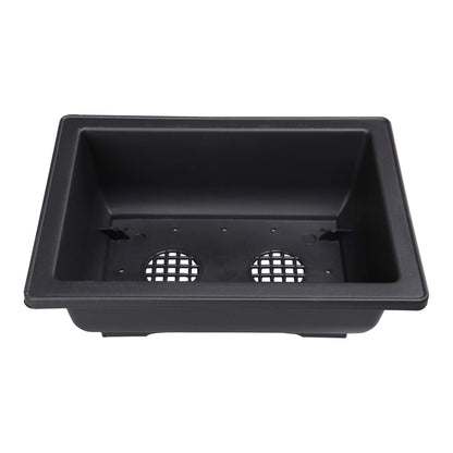 YaeTool 8Pcs 8.9" Large Plastic Bonsai Training Pots Flower Plant Retro Style Square Nursery Pots Retro Style