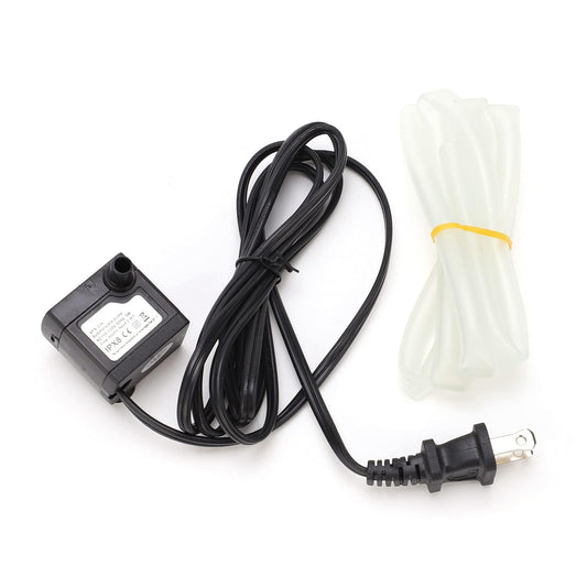 AC110‑120V Mini Submersible Water Pump 3W 80GPH Silent Small Fountain Pump with 3.3ft Hose for Fish Tank Pump Pond Fountain Hydroponics