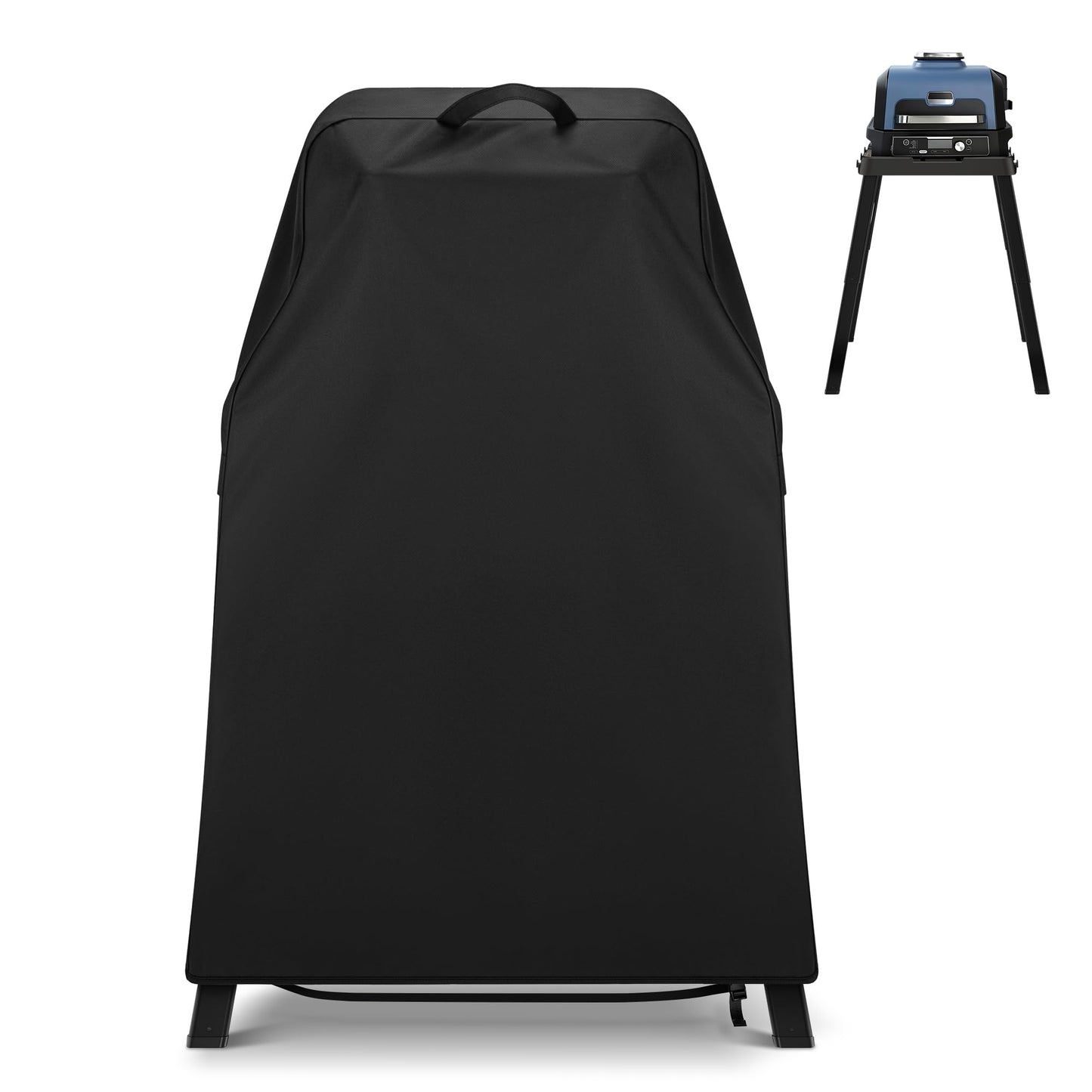 Unicook Cover Compatible with Ninja Woodfire Grill OG700 OG800 OG900 OO100 Series on Outdoor Collapsible Stand or Adjustable Stand,Heavy Duty Waterproof BBQ Grill Cover for Outdoor