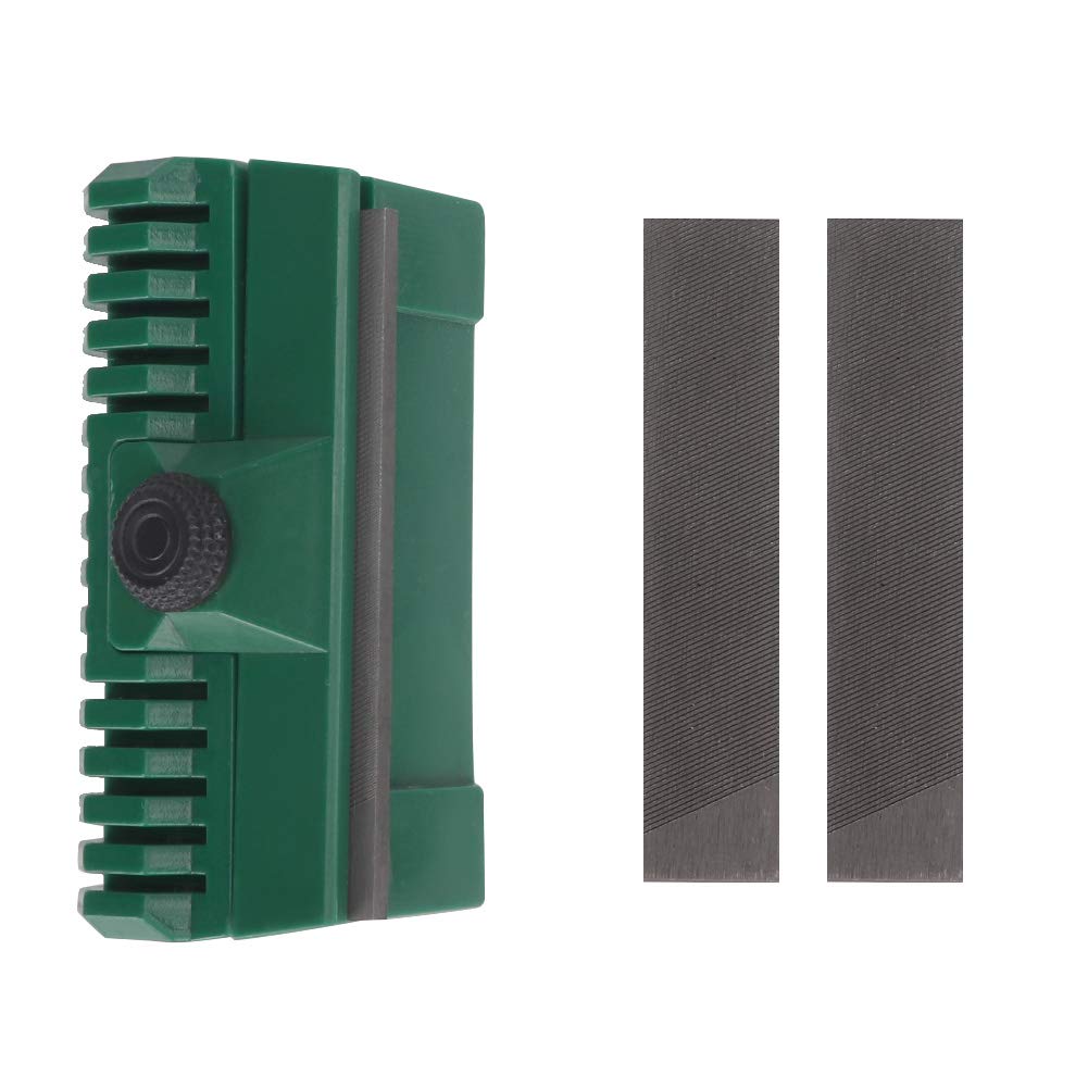 Chainsaw Bar Dresser Chainsaw Bar Rail Dresser Steel Plastic Chainsaw Chain Track Guide Bar Rail Dressers File Repairer Tool Suit
