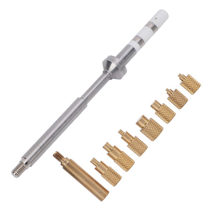 Brass Knurled Nut Inserts, Heat Set Insert Tool, Pine64 Adapter, for TS100, TS101, PTS200 Soldering Iron Head,Screw Design Nut Insert Kit with 2 Heating Head Adapters