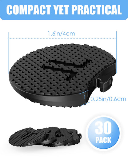 IYES.TOP Furniture Levelers - Plastic Shims for Leveling 30 PCS, Multi-Purpose Rubber Wedge for Toilet, Table, Cabinet Feet, Chair Leg, Washing Machine, Refrigerator, Restaurant, Outdoor Uneven Floors
