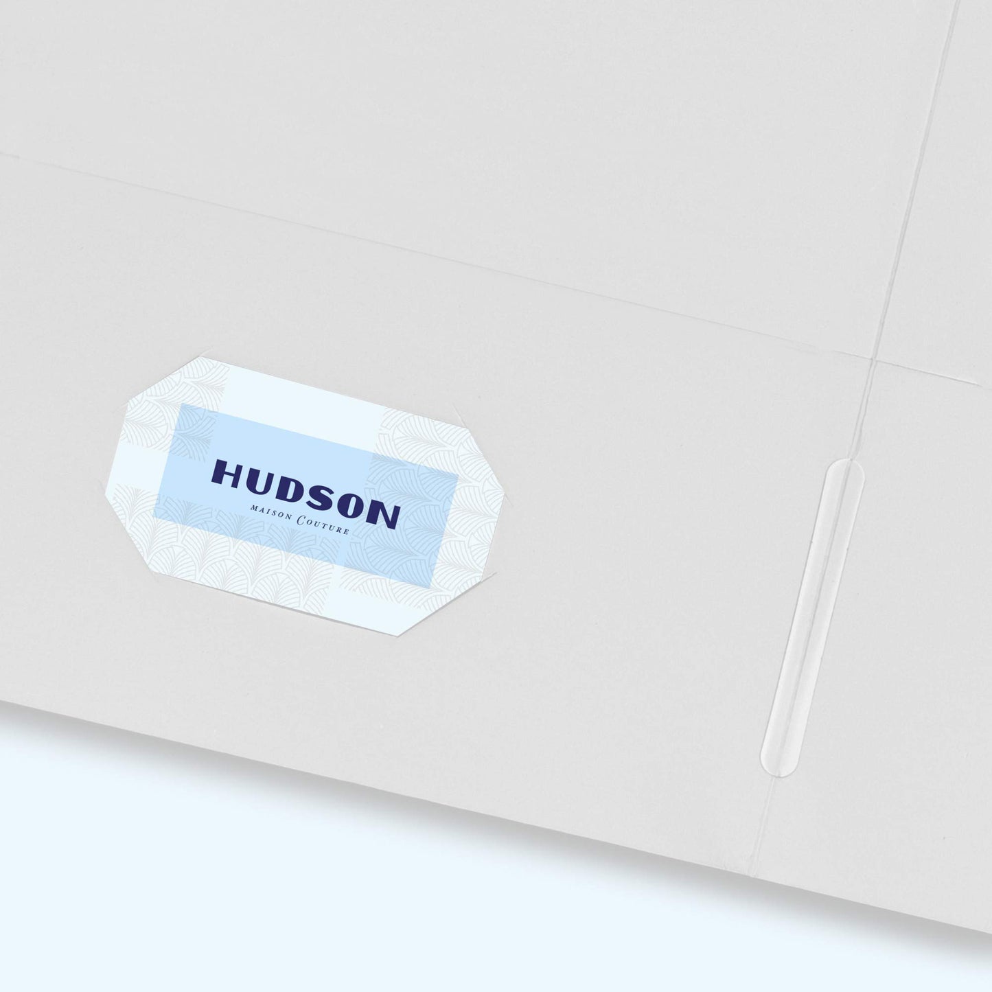 Two Pocket Folders, White, Paper, 8-1/2" x 11"