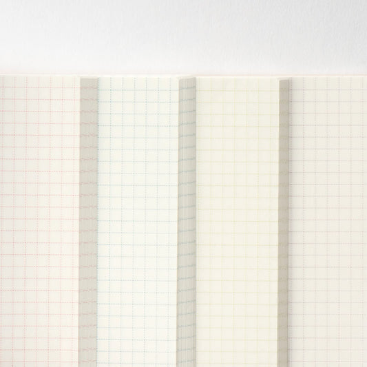 ほぼ日 Hobonichi Notebook, Tomitaro Makino/Hobonichi Grid Notebook (A6), Yamazakura, 0.1 inch (3.7 mm) Grid, 240 Pages, 4 Colors, Notebook Accessories