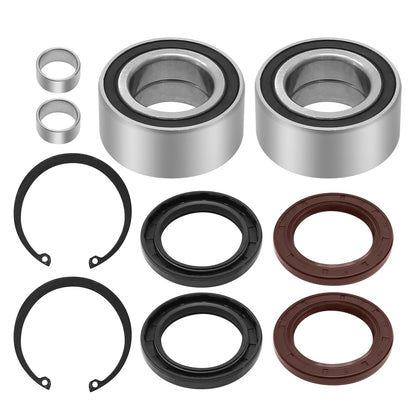 91051-HC5-003 Front Wheel Bearings & Seals Circlip Dust Seal Replacement for Honda Fourtrax 300 TRX300FW 4x4 1988 1990-2000，Replaces for 91209-HN2-003,91263-HA7-771, 94520-50000