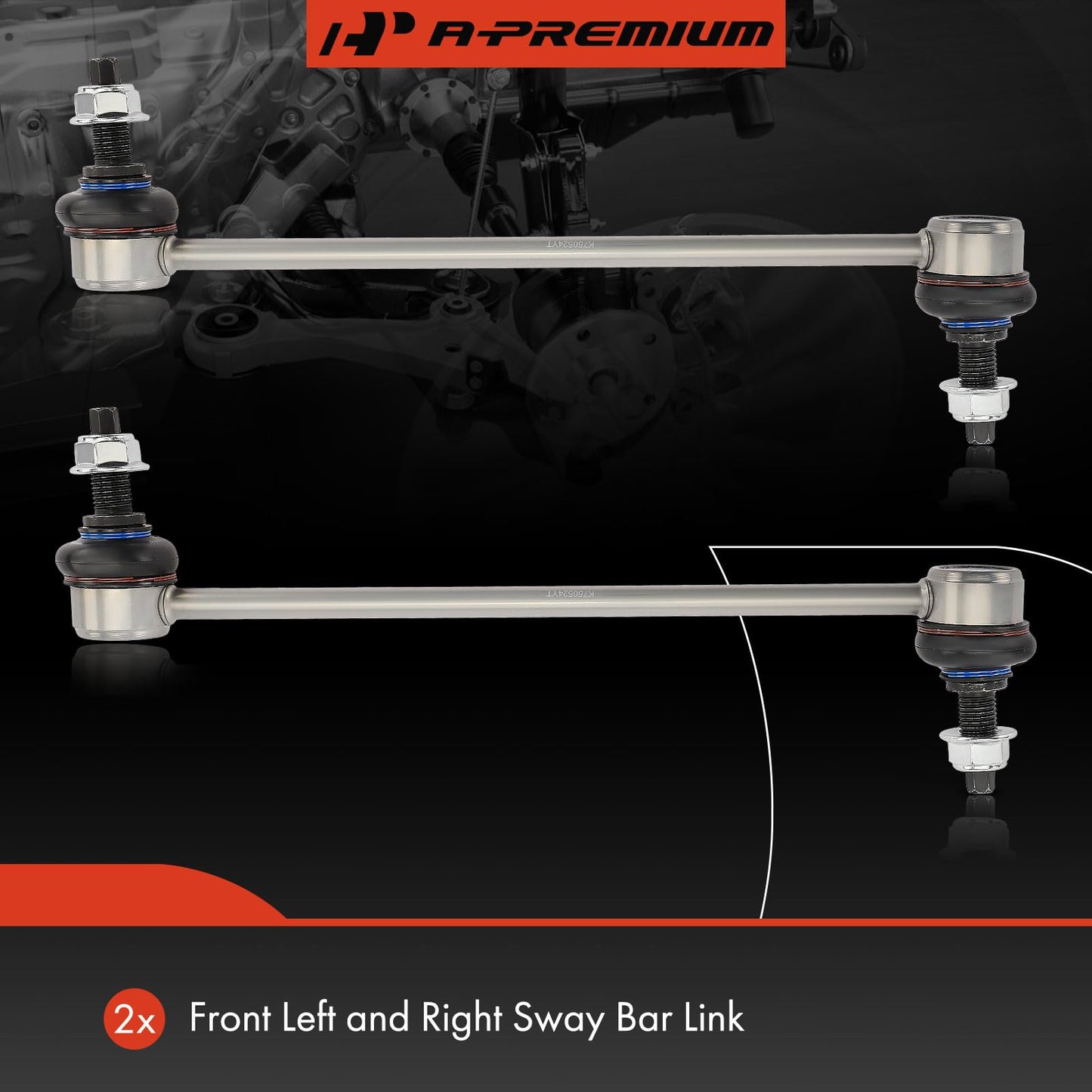 A-Premium 2 x Front Sway Bar Links Stabilizer Bar Links, Compatible with Kia Sportage 2011-2013, Hyundai Tucson 2010-2013