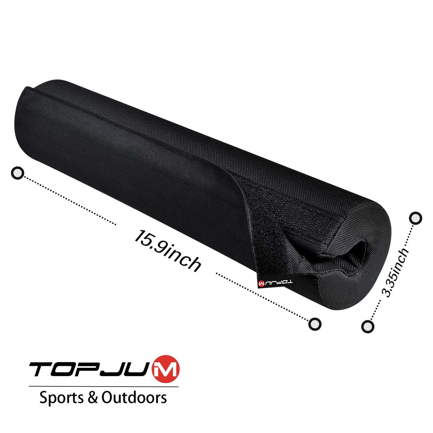 2 Pack Zero Gravity Chair Foot Rest, TOPJUM Footrest Cushion for Anti Gravity Folding Recliner, Footrest Padding for Patio Lawn Outdoor Chair, Lounge Accessory for Tall User (Black - Set of 2)