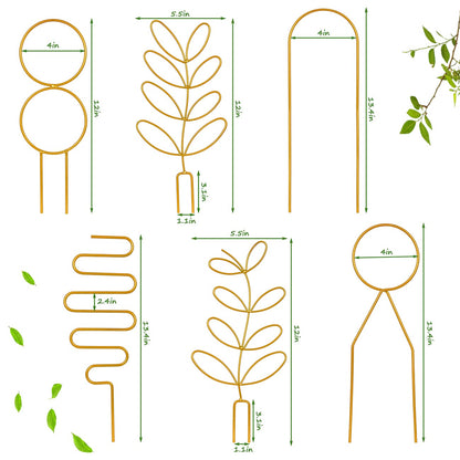 Trellis for Potted Plant,Metal Wire Stake for Climbing Plants Indoor Houseplant Lover,Trellis for Garden Potted Plant,Hoya,Pothos,Flower,Monstera-PLJ-009_CA