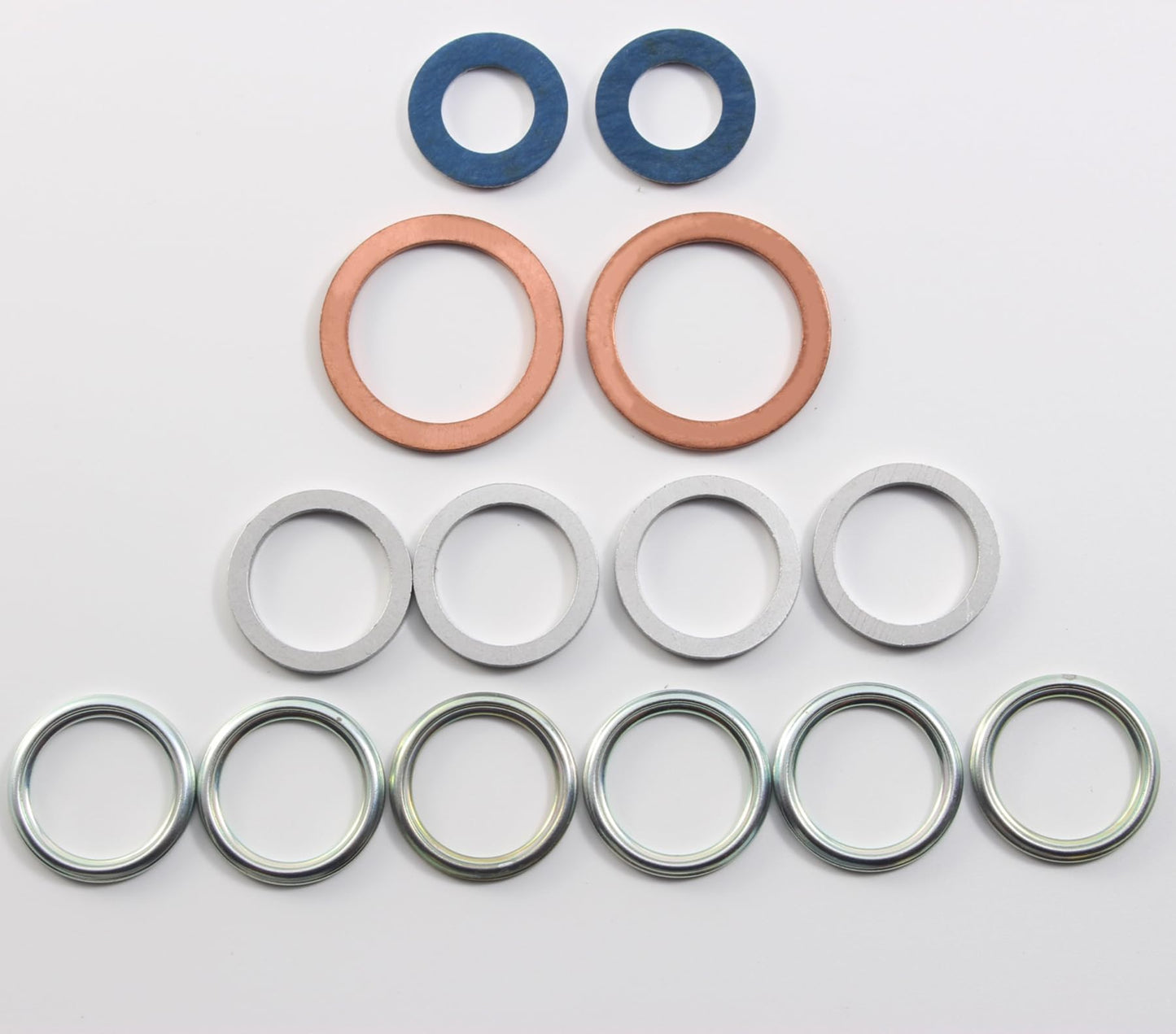 [OEM GASKETS!!!] 14pcs Transfer and Differential FillDrain Plug Gaskets Fit for Toyota Lexus 4Runner Land Cruiser Tundra Tacoma FJ Cruiser Highlander RAV4 Sequoia Sienna,-BENEDETTO Auto Service