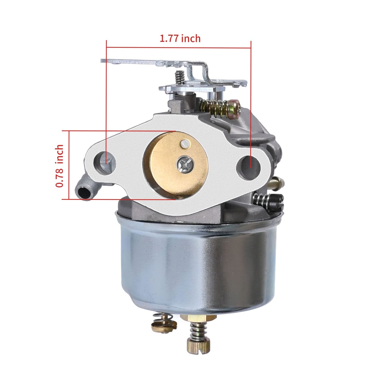 CADUFUELLY Adjustable Carburetor for Tecumseh 632107 640084B 3.5HP 4HP 5HP HSK40 HSK50 HS50 HSSK40 HSSK50 LH195SA Engines Snowblower Carburetor with Gasket