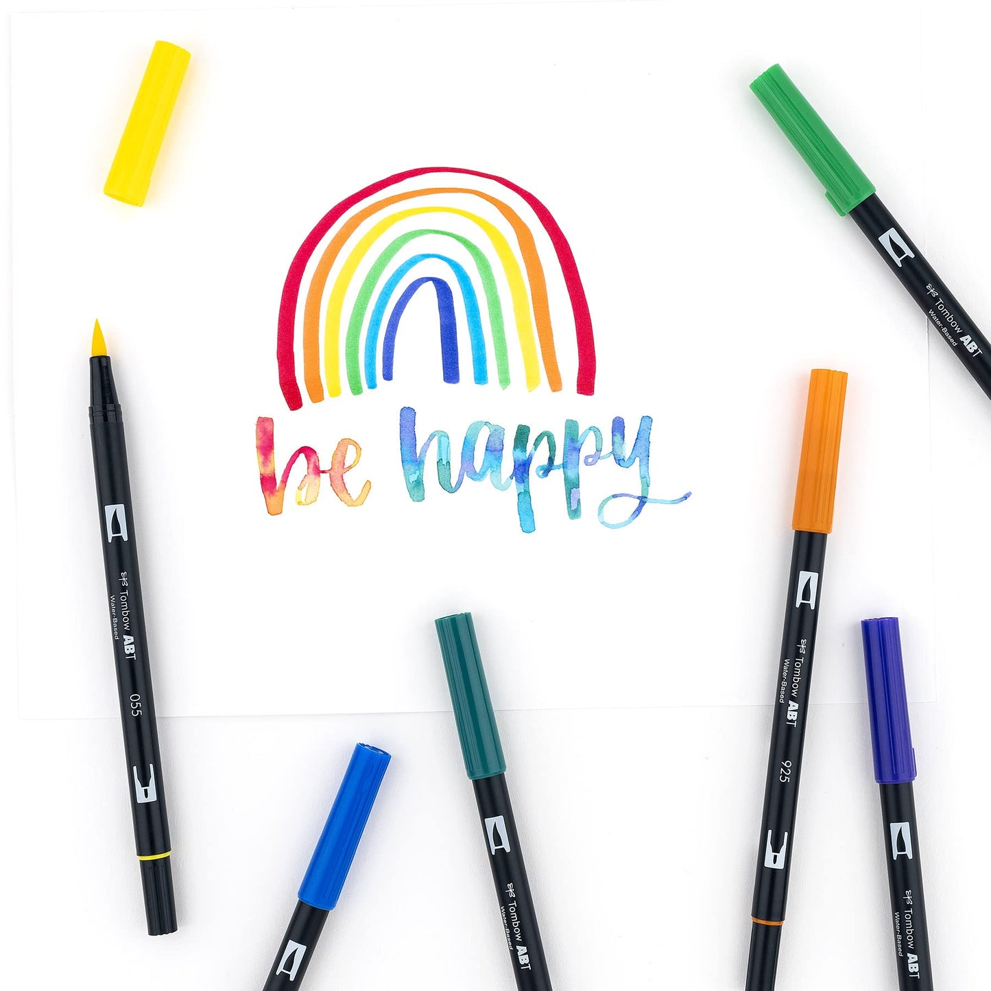 Tombow Dual Brush Pen Art Markers, Primary, 10-Pack