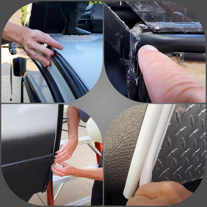 1" RV Vinyl Trim Insert 50 FT with 8 Screws, RV Corner Trim Molding Exterior,Screw Cover for RV Camper Travel Trailer,Black