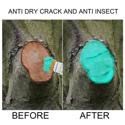 Alvinlite 300g Tree Wound Pruning Sealer with Brush, Tree Wound Dressing for Pruned and Damaged Trees, Tree Shrub Seal Repair Paste, Ready to Use Protective Seal for Trees, Shrubs