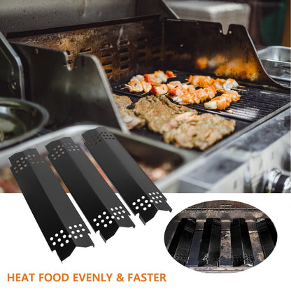 BBQ Parts Heat Shield Plate for Nexgrill BBQ Replacement Parts 720-0830H 720-0898 720-0864 720-0896B 720-0830A 720-0925 Flame Cover/Flame Shields/Flame Tamers for Backyard Grill Replacement Parts,4PCS