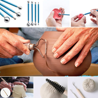 ReArt Natural Air-Dry Clay 5lbs, Terracotta for Sculpting, Wheel Throwing, Hand Building, All-Purpose Modeling Clay