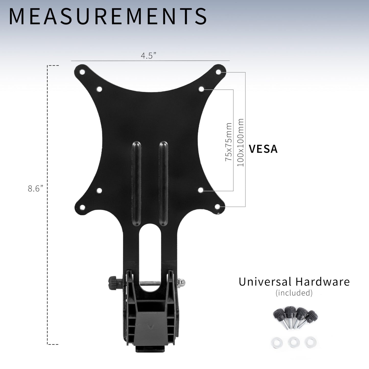 VIVO VESA Adapter Plate Bracket Designed for Asus VZ-Series Monitors VZ229HE, VZ229N, VZ239H-W, VZ249H, VZ249HE, VZ279H, VZ27AQ, VZ239HE, and VZ279HE, MOUNT-ASVZ01