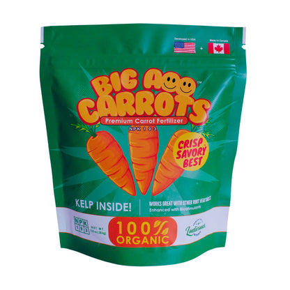 Big A Carrot Fertilizer and Root Vegetable Fertilizer – 13.5oz Premium Organic Plant Food for Indoor and Outdoor Vegetable Garden
