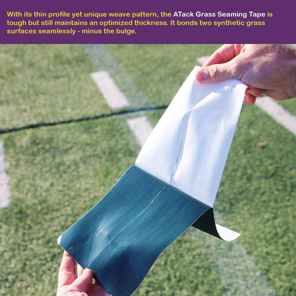 ATack Artificial Grass Tape, 6-Inch by 32-Feet, Self-Adhesive Synthetic Grass Joining Seaming Tape – Ideal for Outdoor, Patio, and Lawn Artificial Grass Carpet Tape