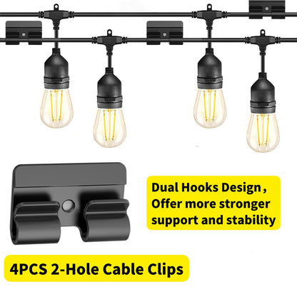 [313Pcs] Cable Management Kit, 67 Adhesive Cable Clips, Topavatop Desk Cord Organizer, 22 Reusable Cable Strap, 4 Cable Sleeve Split, 200 Nylon Cable Zip Ties with 20 Mounts for TV Office Home, Black