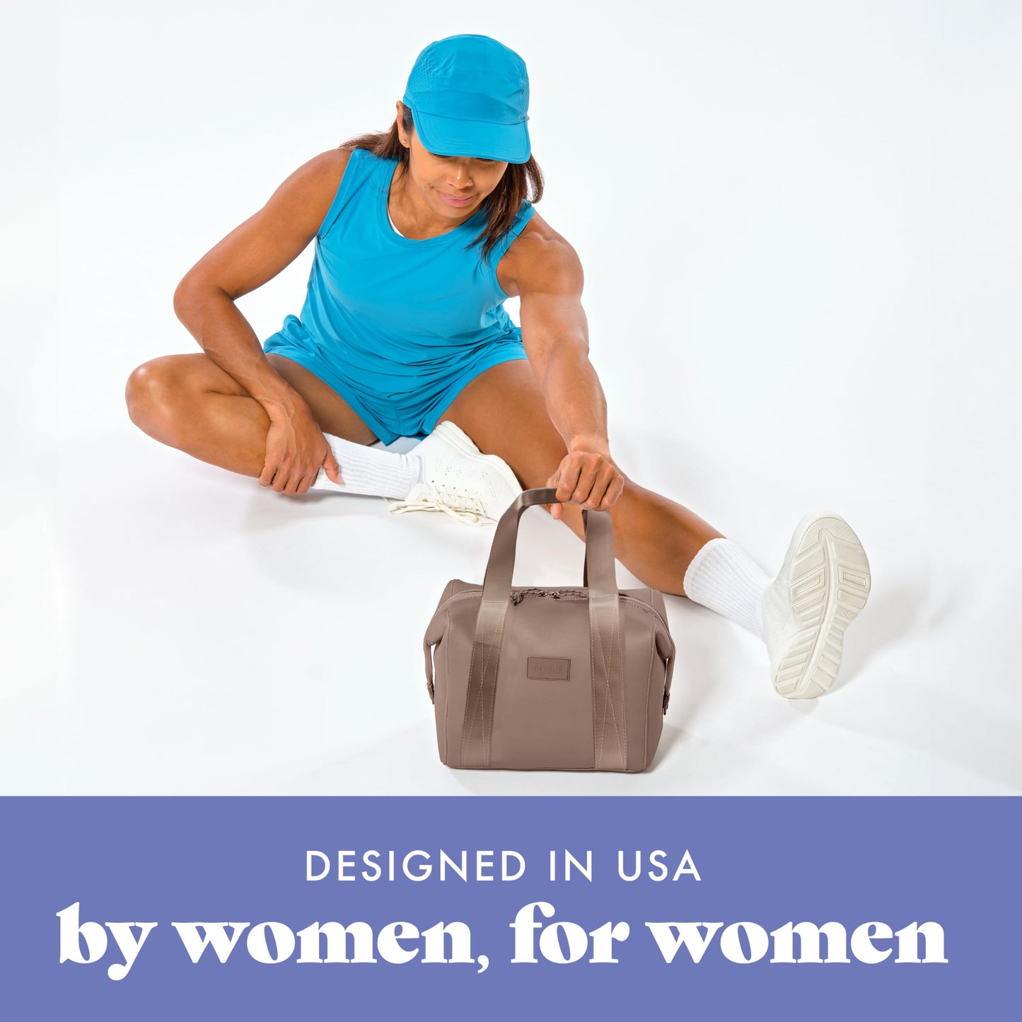 Fit & Fresh Neoprene Lunch Bag for Women, Insulated Womens Lunch Bag for Work, Tear & Stain Resistant Large Lunch Box for Women with Containers and Ice, Machine Washable Remi Lunch Bag, Taupe