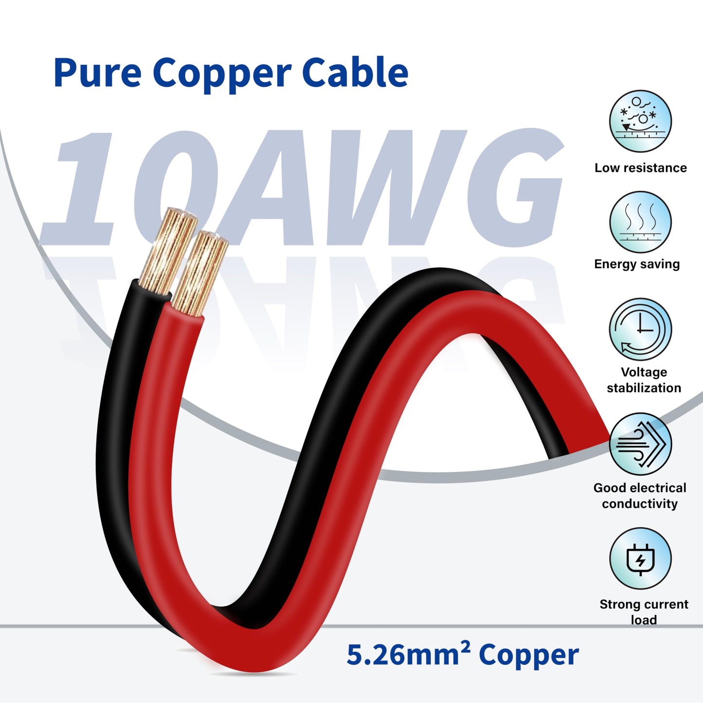 XT60i to Solar Connector Extension Cable 10AWG XT60I Solar Panel Charging Cable 180CM/6FT for RV Portable Power Station Battery Pack Ecoflow and more