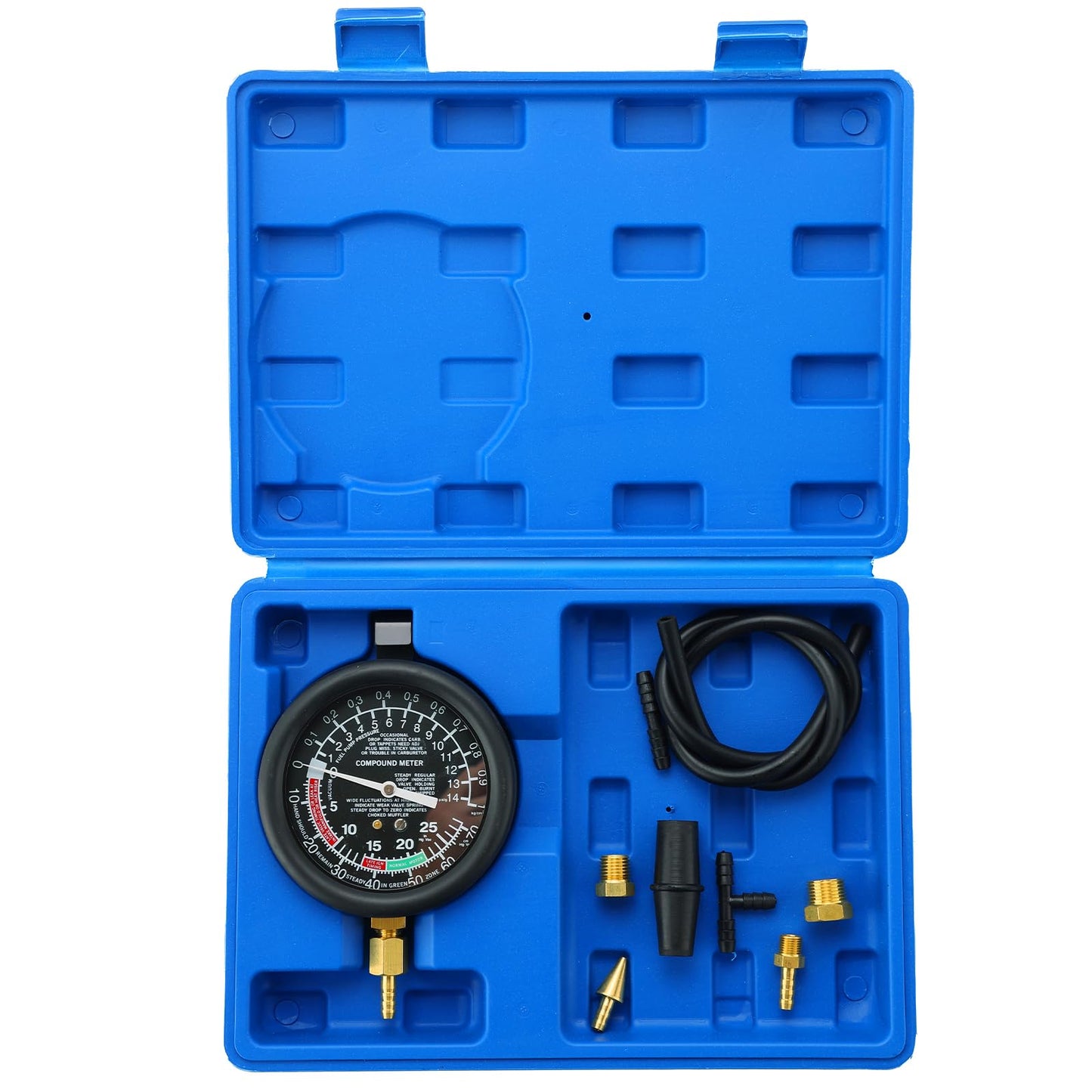 Acymner Vacuum and Fuel Pump Tester Gauge Kit | Gauge Leak Carburetor Pressure Diagnostics Tool Kit