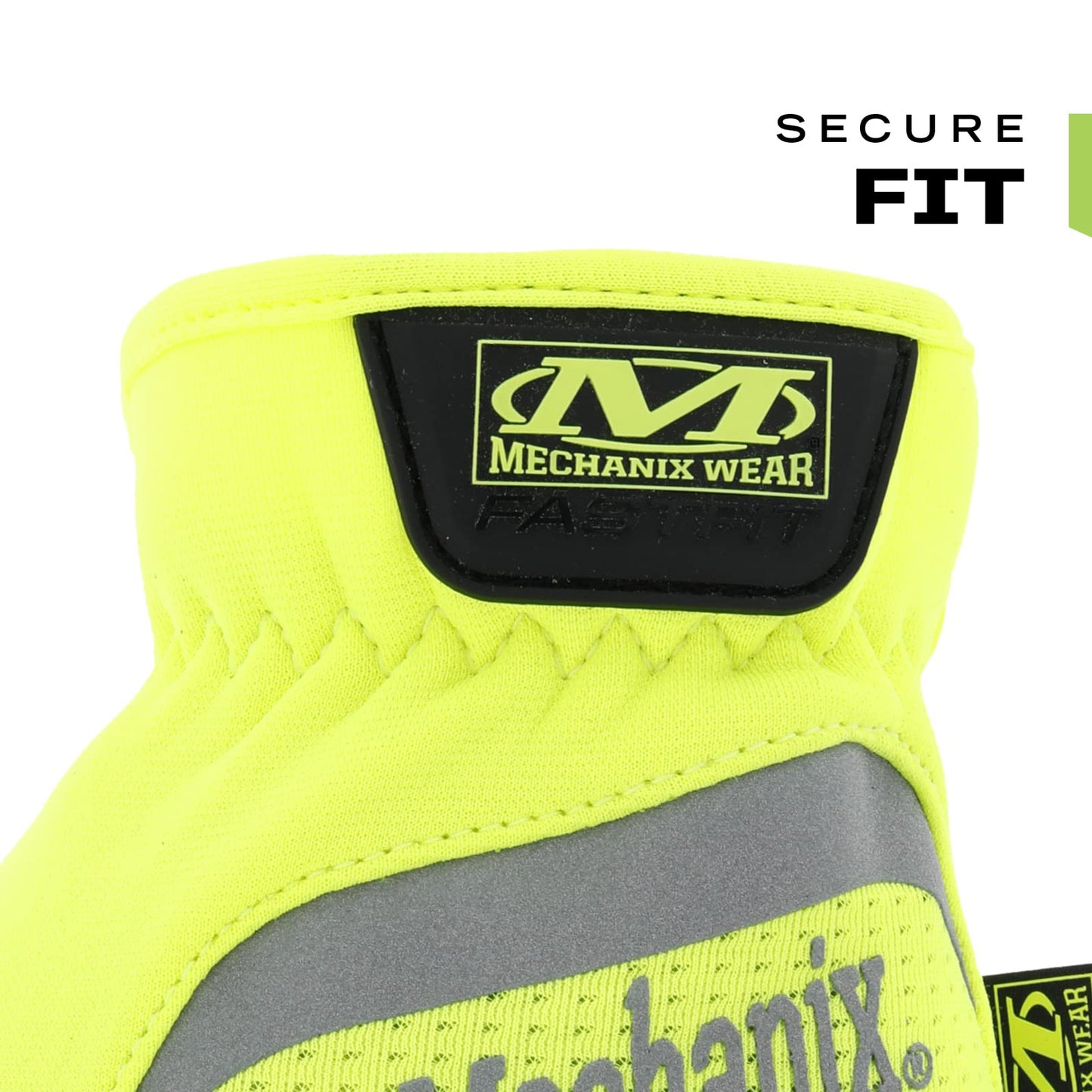 Mechanix Wear: Hi-Viz FastFit Work Gloves - Touch Capable (X-Large, Hi-Viz Yellow)