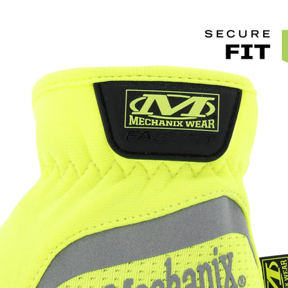 Mechanix Wear: Hi-Viz FastFit Work Gloves - Touch Capable (X-Large, Hi-Viz Yellow)