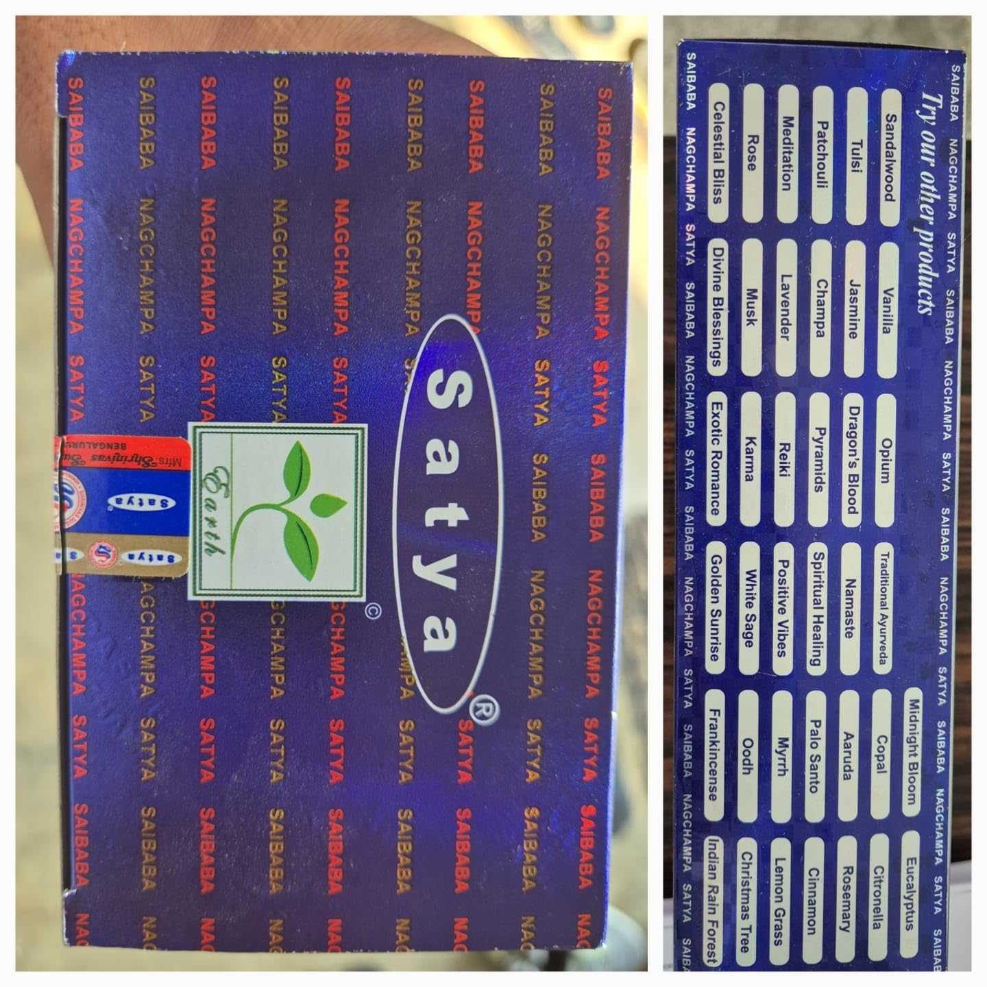 Satya Nag Champa 200 gram Incense Sticks for Positivity, Meditation, Relaxation, Yoga, Healing by Giftbrit
