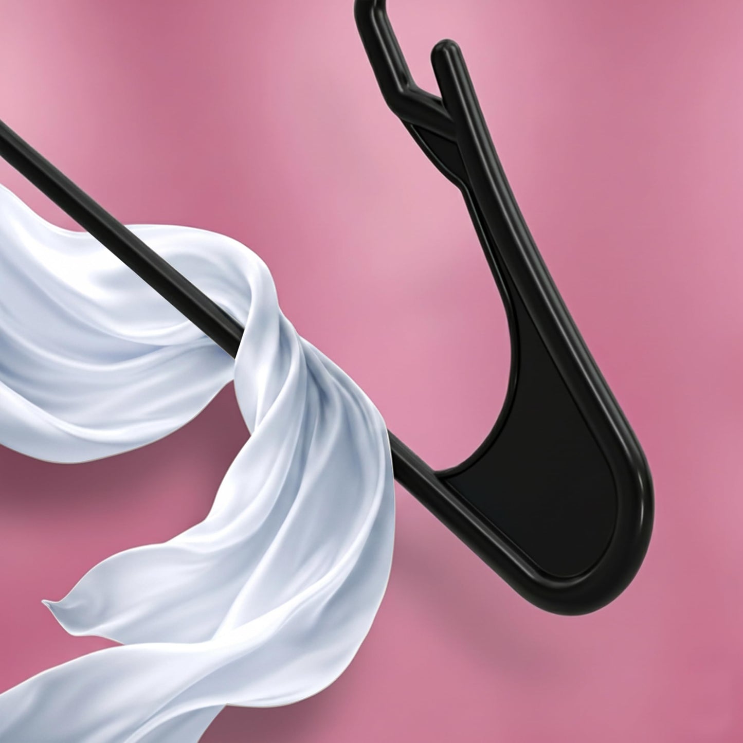 Utopia Home Plastic Hangers, 30 Pack, Clothes Hangers with Shoulder Grooves, Durable Space Saving Coat Hanger for Shirts, Pants, Skirts, Jackets, Blouses, Dresses and Everyday Wardrobe Use (Black)