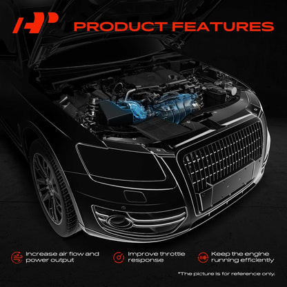 A-Premium Engine Air Intake Hose Tube with Clamps Compatible with Honda Odyssey 2011 2012 2013 2014 2015 2016 2017, V6 3.5L, SOHC, Replace# 17228RV0A00