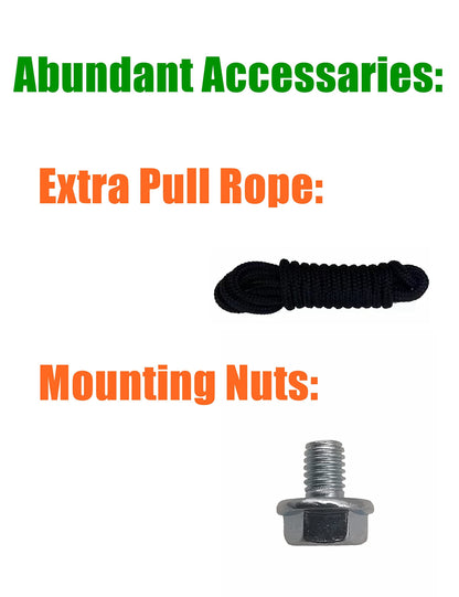 YAMAKATO Pull Start Assembly for Kohler 3000 Series Engine SH265 SH270 SH255 196cc KH-18-165-05-S Recoil Starter Cord Rope Assy
