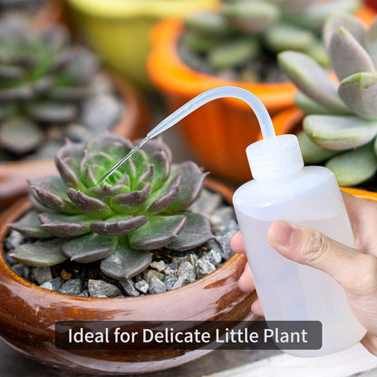Watering Can, Goowin Watering Can Indoor Plants, Long Spout Small Watering Can for Indoor Outdoor Plants, 47 oz Indoor Plant Watering Can with Bonus 16 oz Spray Bottle & 8.5 oz Squeeze Bottle, Green