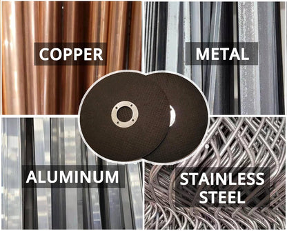 WA GRINDER 10PACK - 4" x1/4" x5/8" Depressed Center Grinding Wheel for Angle Grinder Metalworking Grinding Disc 4 Inch Diameter, 1/4 Inch Thickness, 5/8 Inch Arbor (Red)