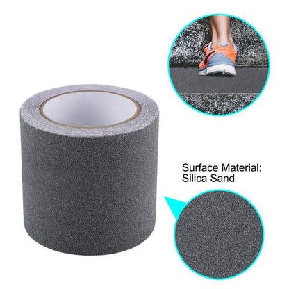 APT Anti Slip Traction Tape, 80 Grit, Waterproof, Strong Traction Grip Tape, Non Skid, Safety Walk Tape, Stairs Anti Slip, Baby/Elder/Pet/Indoor/Outdoor, Black. (2 Rolls, 2'' X 20Ft)