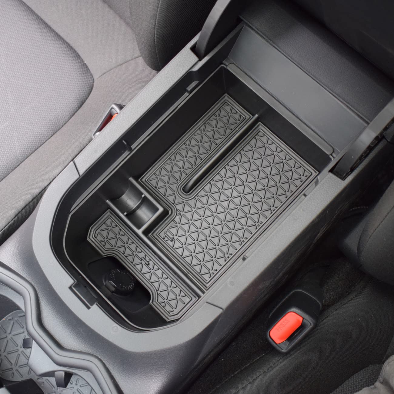 TACOBRO 2PCS Center Console Organizer Tray Compatible with Toyota RAV4 2025 2024 2023 2022 2021 2020 2019 and 2021-2024 2025 RAV-4 Prime Accessories,Gear Shift Storage Tray Secondary Box