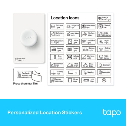 Tapo TP-Link Smart Button | Wireless Remote Dimmer Switch | 3-Way Control | Tap & Rotate HUB Required | 1+ Year Battery Life|Tapo S200D