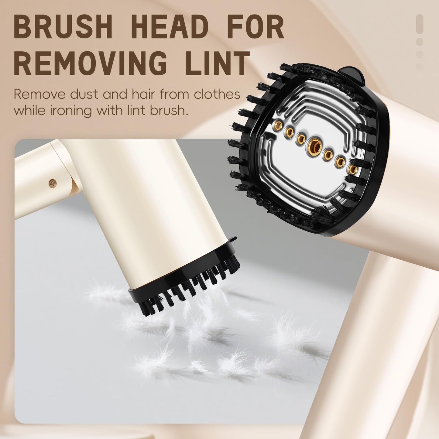 1500W Portable Steamer for Clothes - Foldable Compact Travel Steamer with 168ml Tank, Small Handheld Garment Steamers Iron with Brush for Home, Travel, Dorm Essential, 110V Only, Not for Europe