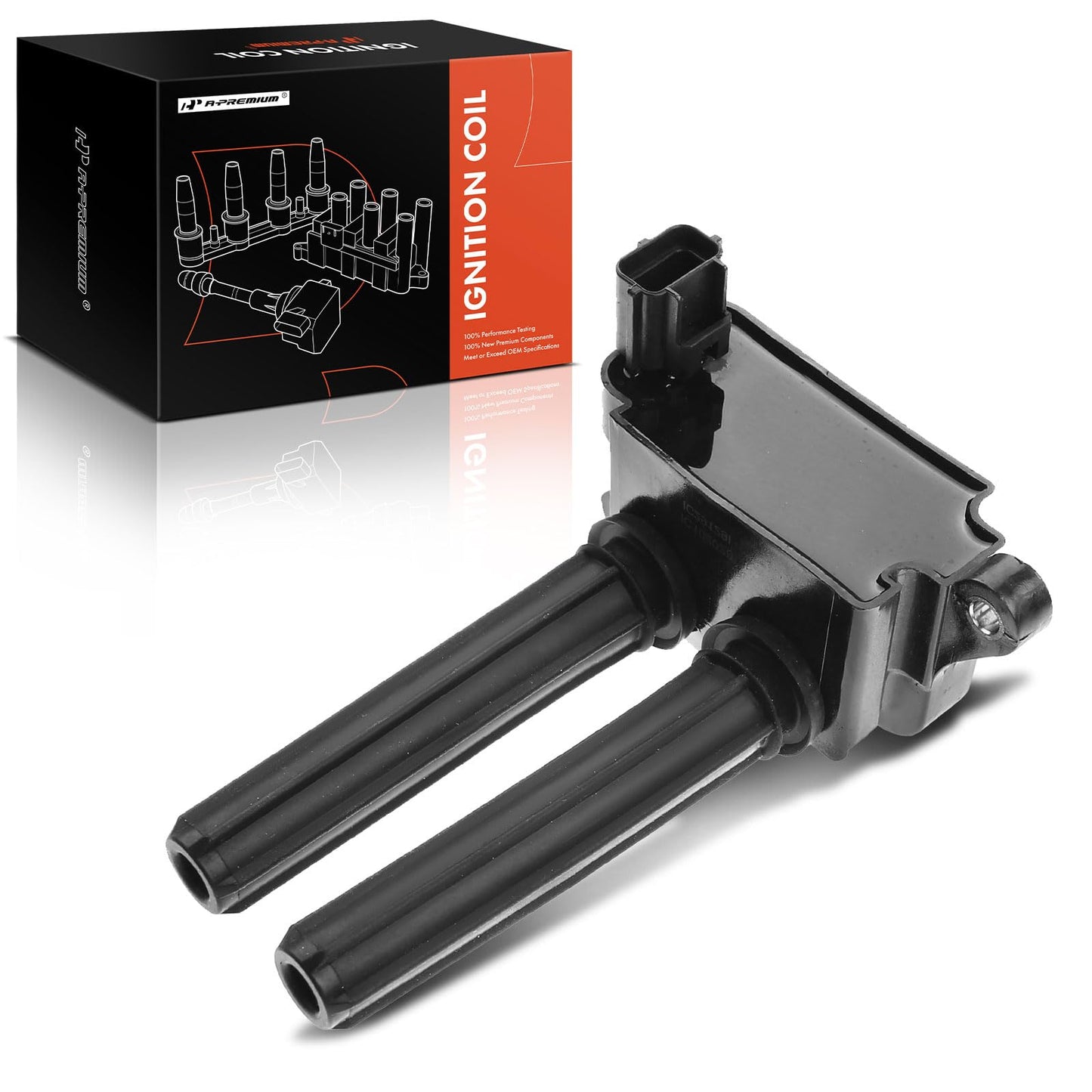 A-Premium Ignition Coil Compatible with Chrysler, Dodge, Jeep & Ram Vehicles - [V8 5.7L 6.1L 6.2L 6.4L] - 300 2005-2023, Durango 2006-2021, Grand Cherokee 2006-2024, 1500 2011-2024, Wrangler 2021-2023