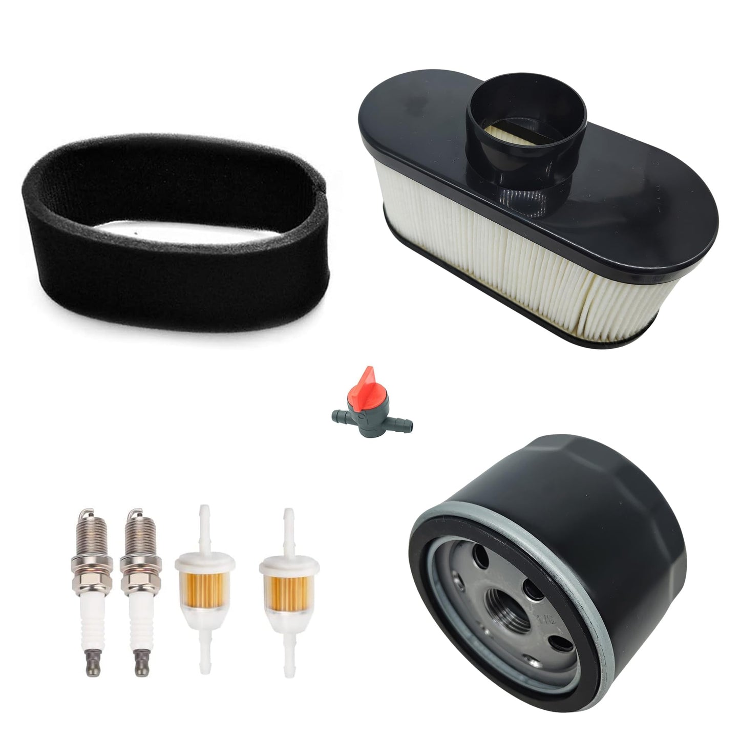 Dosens FR691V Air Filter Tune Up Kit for Kawasaki FR691V FS481V FR651V FR730V FS541V FS600V FS651V FS691V FS730V 4-Stroke Engine Lawn Mower Tractor 11013-0752 Air Filter 49065-7007 Oil Filter