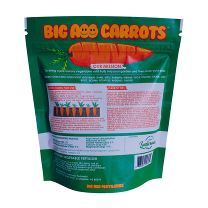Big A Carrot Fertilizer and Root Vegetable Fertilizer – 13.5oz Premium Organic Plant Food for Indoor and Outdoor Vegetable Garden