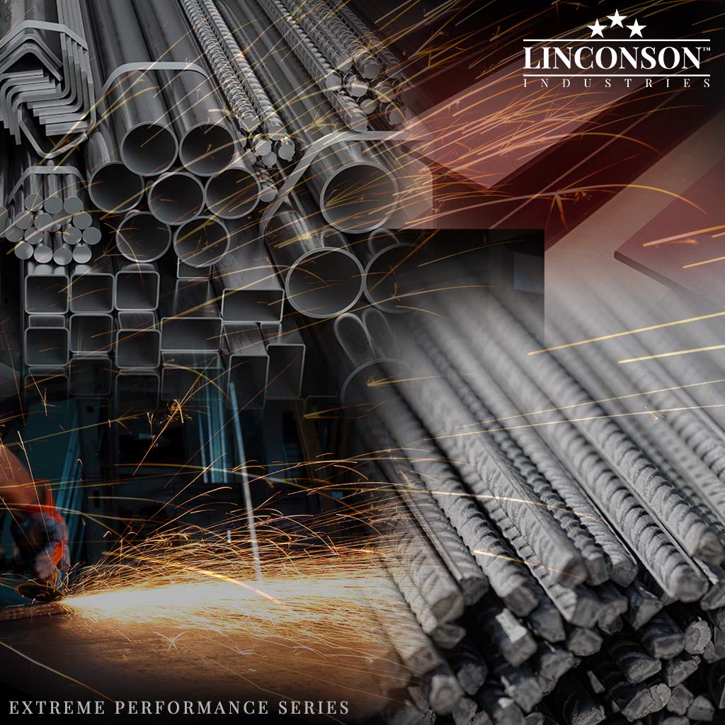 LINCONSON 10 Pack 4.5 Inch 40 Grit Zirconia Abrasive Grinding Wheel and Flap Sanding Disc for Metal & Stainless Steel 7/8" Arbor T29 Conical (SF 4540ZA9)-Extreme Performance Series