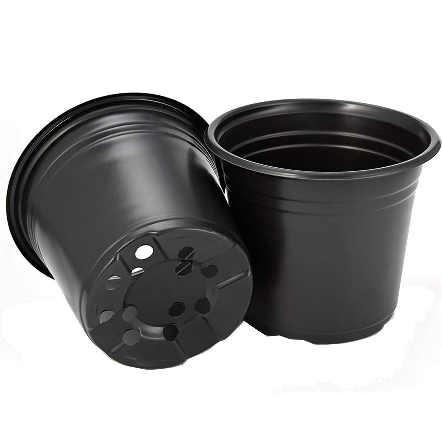 110 Pcs 0.5 Gallon Plant Nursery Pots Flower Pot Plant Seed Starting Containers 110 Pcs Labels for Flower Seedling Container Flexible Pots Flower Planter Succulents Seedlings Cuttings Transplanting