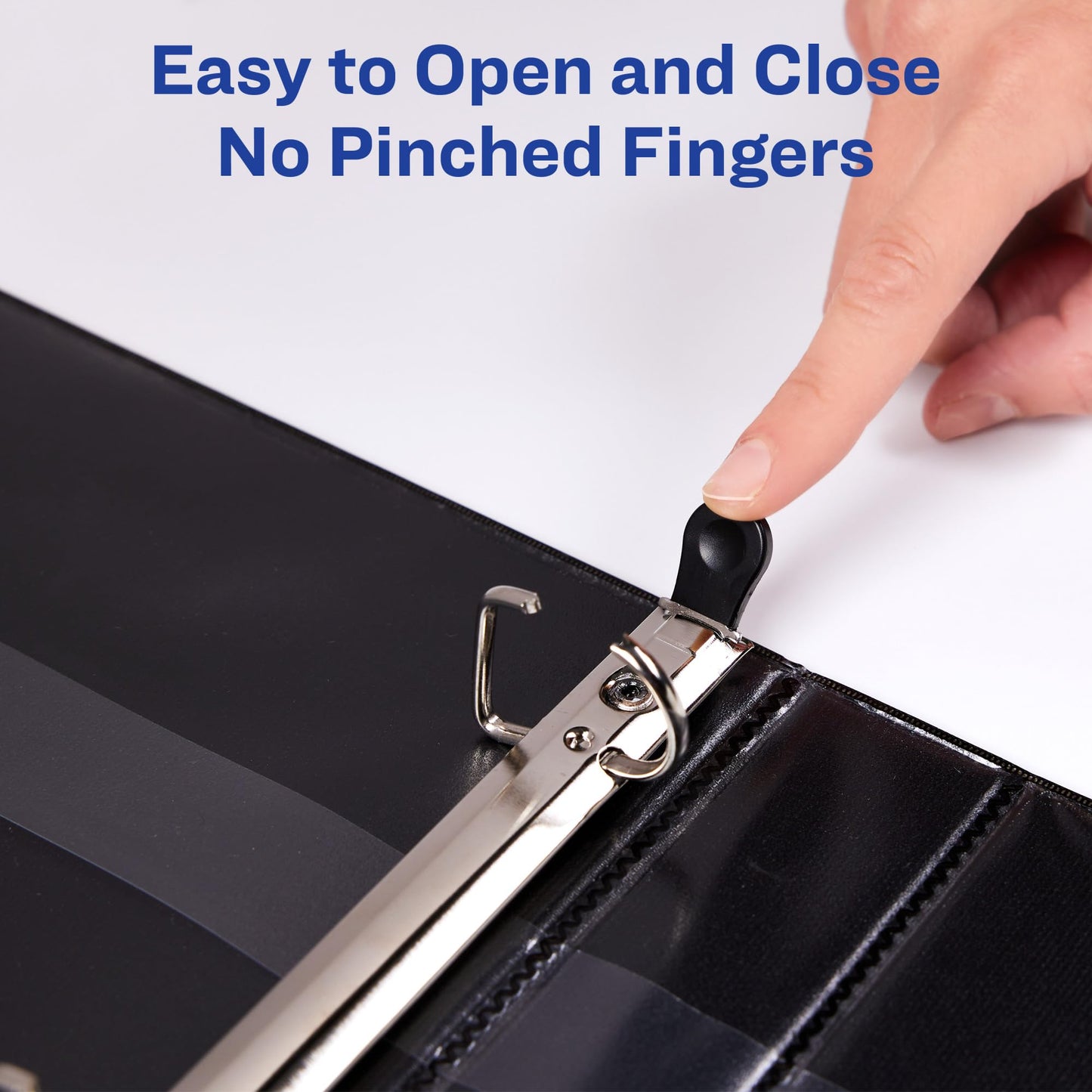 Avery Heavy-Duty View Binder with 3" One Touch Rings, Black(79693)