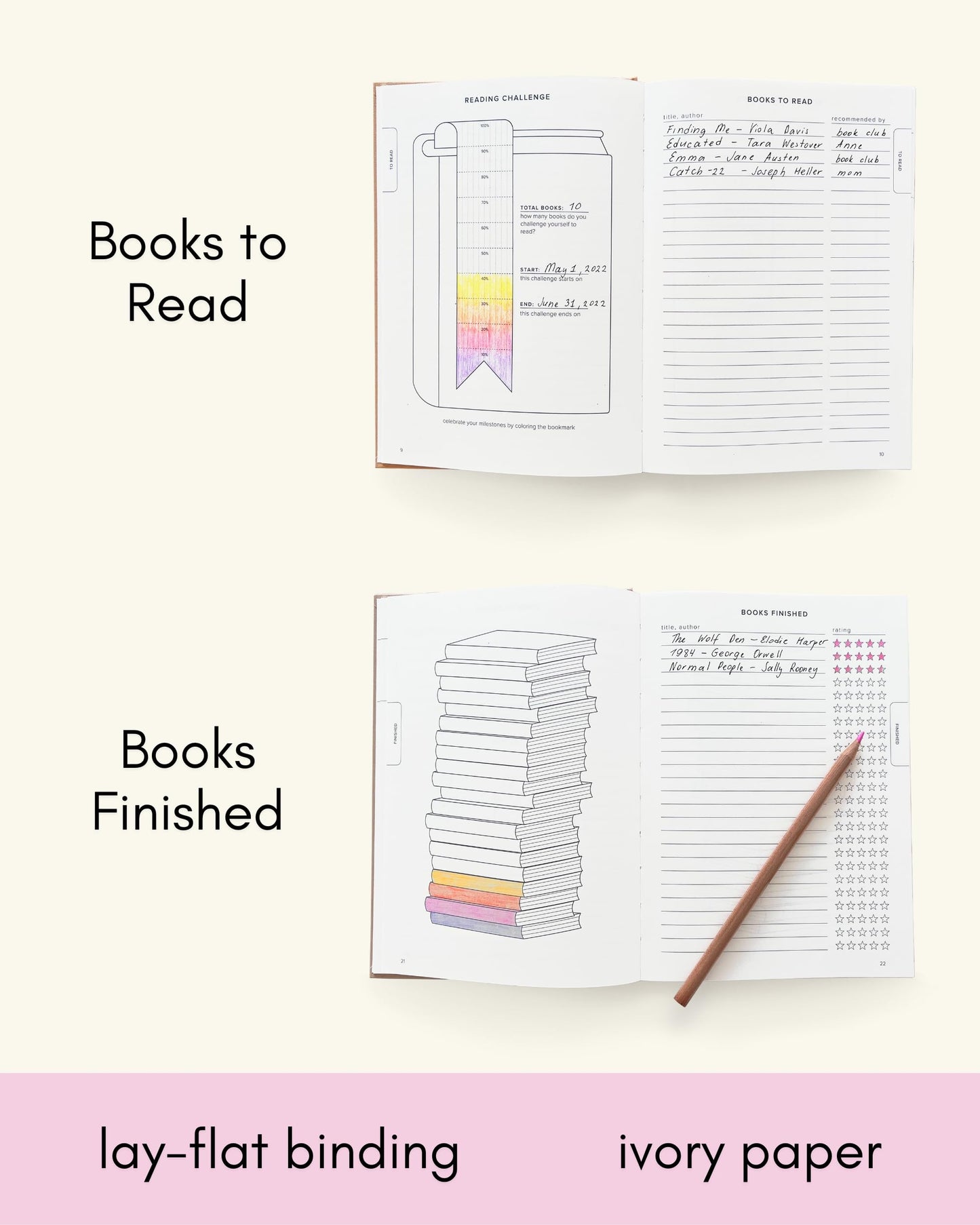 Reading Journal - 52 reviews. Review and Track Your Reading. Book Journal for Book Lovers & Readers. Green