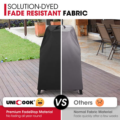 Unicook Cover Compatible with Ninja Woodfire Grill OG700 OG800 OG900 OO100 Series on Outdoor Collapsible Stand or Adjustable Stand,Heavy Duty Waterproof BBQ Grill Cover for Outdoor
