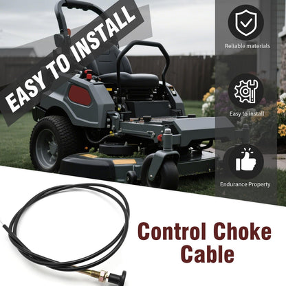 SYOWADA 1-603336 Control Choke Cable, Replacement for Exmark Turf Tracer Hydro Drive Unit with 52" and 60" Floating Deck, Replaces 1603336
