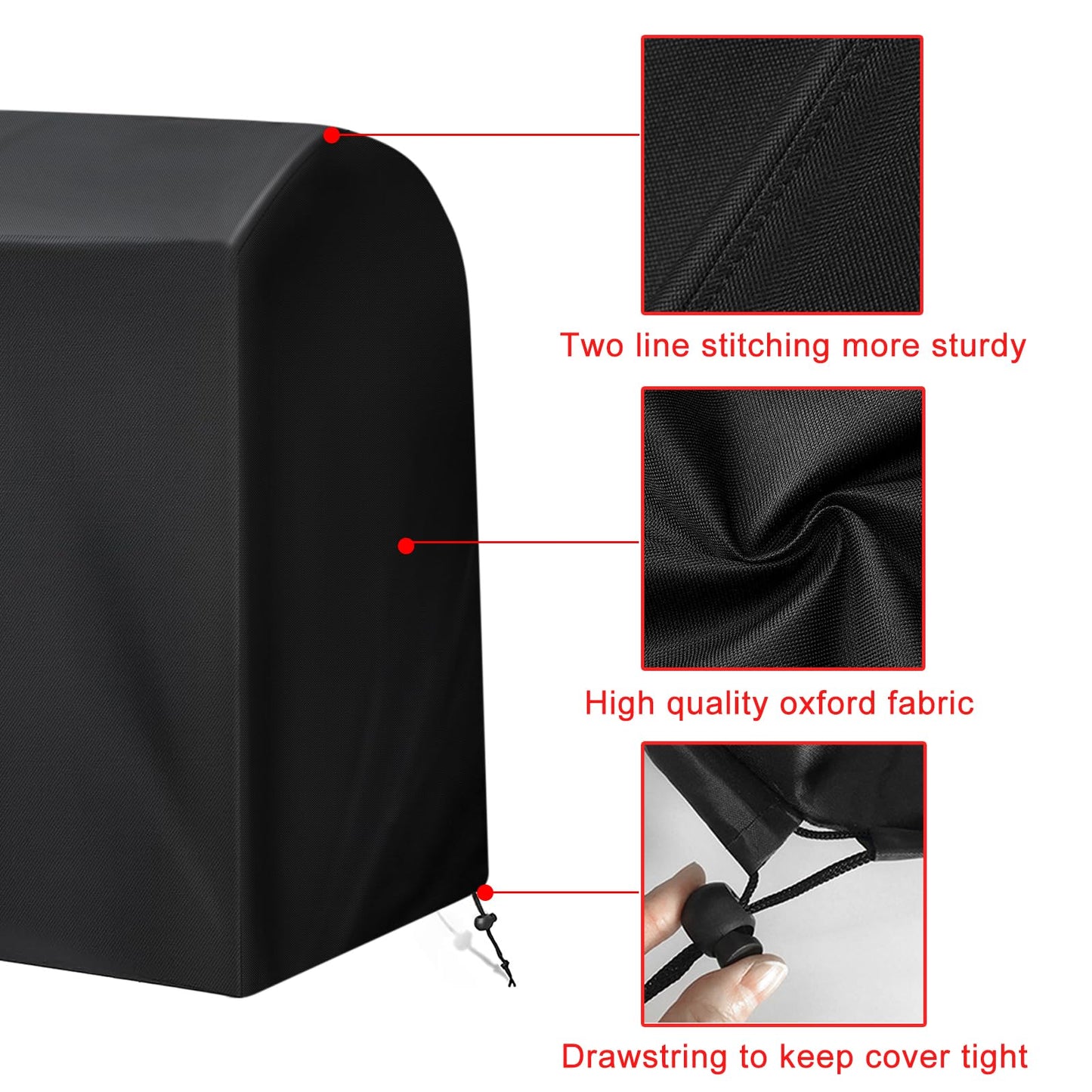 Samhe Grill Cover, 32-Inch Waterproof UV Resistant Heavy Duty BBQ Gas Grill Cover for Nexgrill Brinkmann Weber