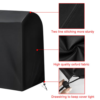 Samhe Grill Cover, 32-Inch Waterproof UV Resistant Heavy Duty BBQ Gas Grill Cover for Nexgrill Brinkmann Weber